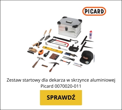 Zestaw startowy dla dekarza w skrzynce aluminiowej PICARD